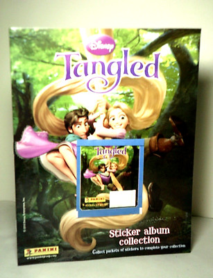 Disney Tangled Panini 2010 Sticker Album Collection NEW 8 Stickers plus Poster