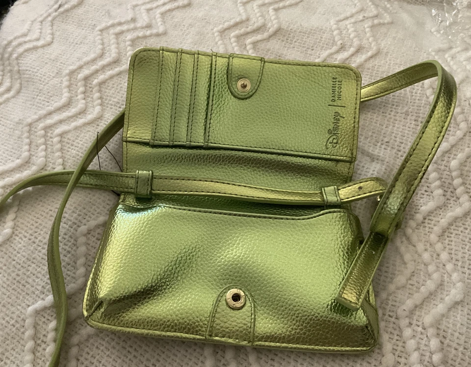 Disney's-Danielle Nicole-Tinker Bell Bolso Bandolera-Cartera/Teléfono Foto 3 de 4