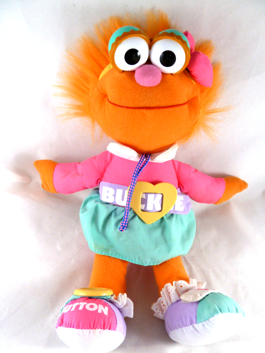 Sesame Street Dress Me Up Zoe Tyco PLush Doll 15