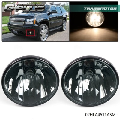 Fit For 07-14 Tahoe Avalanche Yukon Suburban Bumper Fog Light 2Bulbs