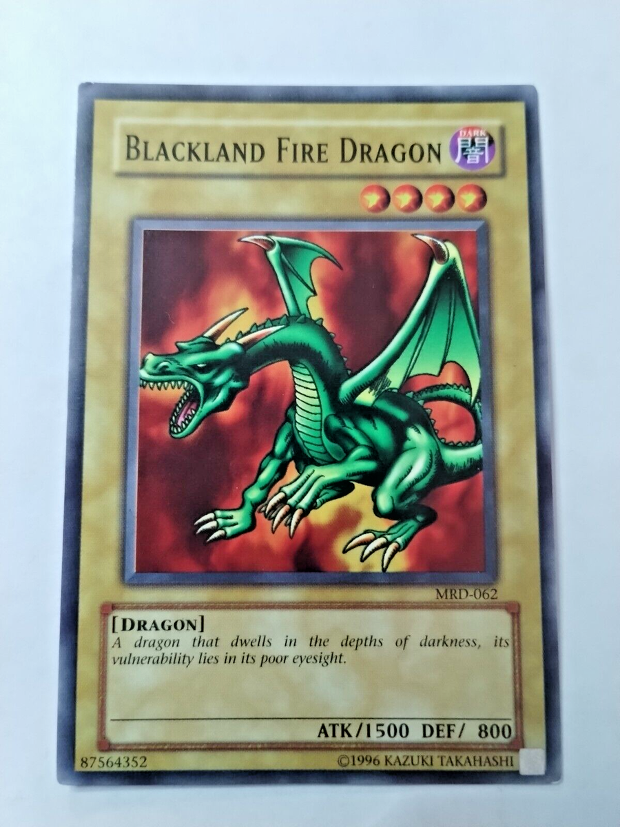 YuGiOh Blackland Fire Dragon Metal Raiders MRD-062 Unlimited Com