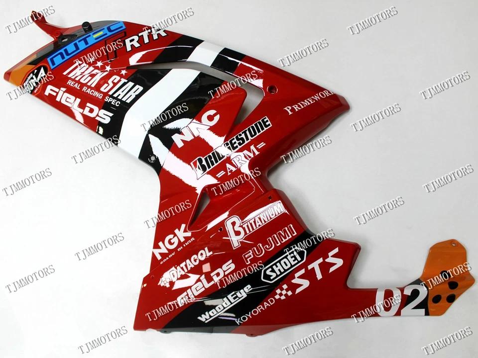 For Aprilia RS125 2006-2011 Red ABS Injection Mold Bodywork Fairing Plastic Kit — 第 3/4 张图片