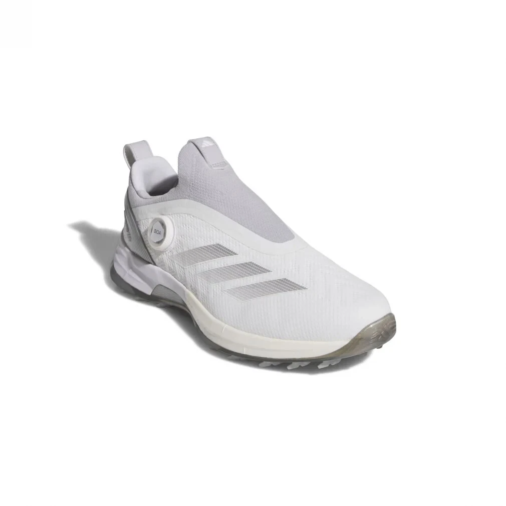 ADIZERO ZG BOA ホワイト adidas Adizero ZG BOA Spikeless Golf Shoes Cloud White/Silver