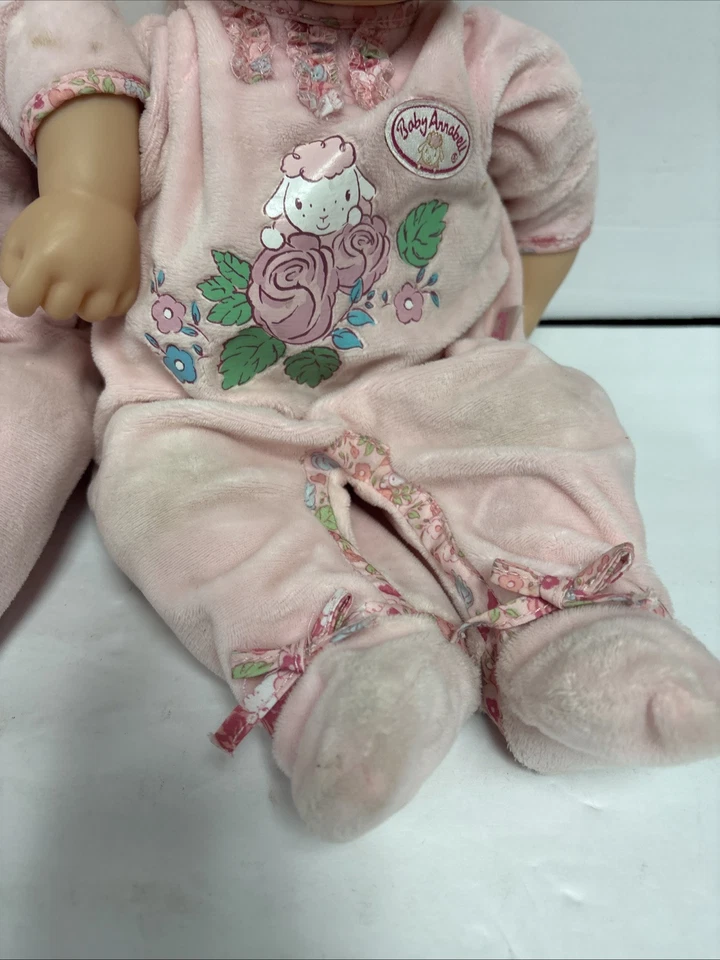 2 Zapf Baby Annebell Muñeca Interactiva Conjunto Sonidos Ojos Mover Mojado 2016 Foto 3 de 4