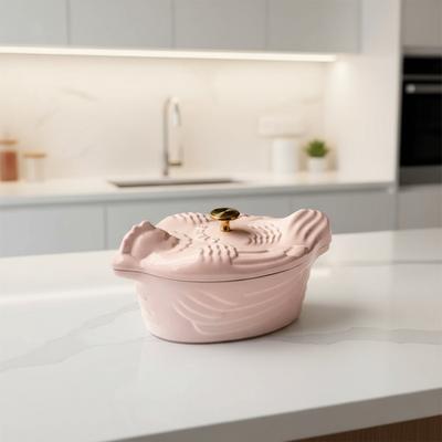 Staub Small Chicken Cocotte Sorbet Rose Pink 0.25L Cast Iron Dutch