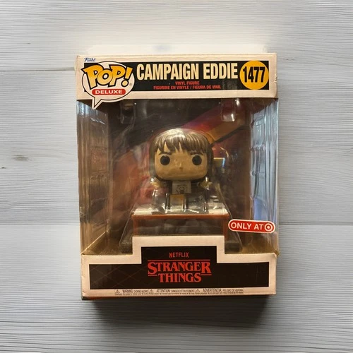 FUNKO POP STRANGER THINGS CAMPAIGN EDDIE #1477 TARGET EXCLUSIVE RARE