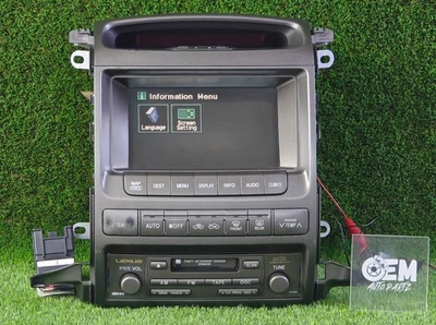 Écran De Navigation Lexus GX470 03-05 Avec Récepteur De Radio 86111-60121 OEM - Photo 1/4