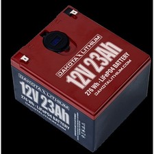 Dakota Lithium 12V 23Ah LiFePO4 Deep Cycle Battery USB Voltmeter 11Y Warranty