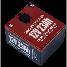Dakota Lithium 12V 23Ah LiFePO4 Deep Cycle Battery USB Voltmeter 11Y Warranty