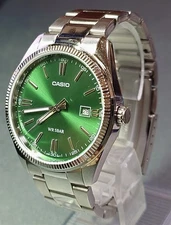 CASIO MTP-1302D-3AJF Mens Watch Dark Green Dial Analog Collection Japan NEW