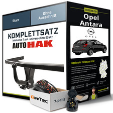 Anhängerkupplung starr für OPEL Antara +E-Satz NEU