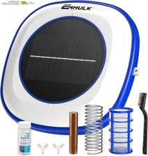 Solar Pool Ionizer, Upgraded Floating Cleaner - Cleans Pools up to 45,000 Gallon