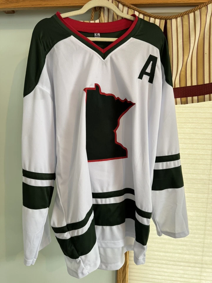 Jersey personalizado firmado por Zach Parise certificado de autenticidad talla XL Foto 2 de 3