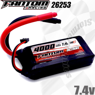 SALE Fantom OCTANE PRO Drag Racing 4000mAh 110c -160C 7.4v 2s LiPo Battery 26253