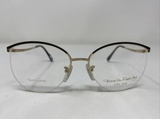 Diane Von Furstenberg PAVILION II 500 57-17-130 Gold/Black Eyeglasses Frame PS05