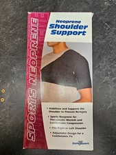Sports Neoprene Shoulder Support 16-500LGBLK Size Large