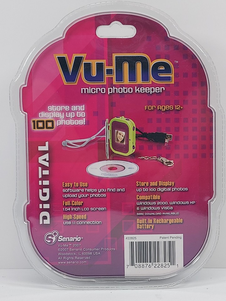 Vu-Me Digital Micro Photo Keeper Locket/keychain. | eBay
