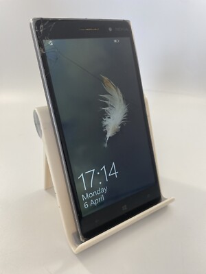 Nokia Lumia 830 schwarz entsperrt 16GB 5,0'' Windows Smartphone gesprungen unvollständig