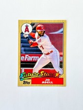 2022 Topps Oversized 1987 Future Stars Box Topper Jo Adell Los Angeles Angels