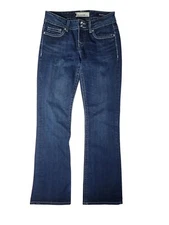 Vigoss Bootcut Jeans Women 3 Top Stitch Flap pockets Fade Classic Trendy