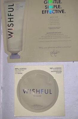 Wishful Yo Glow Enzyme Scrub 2pc Sample Set
