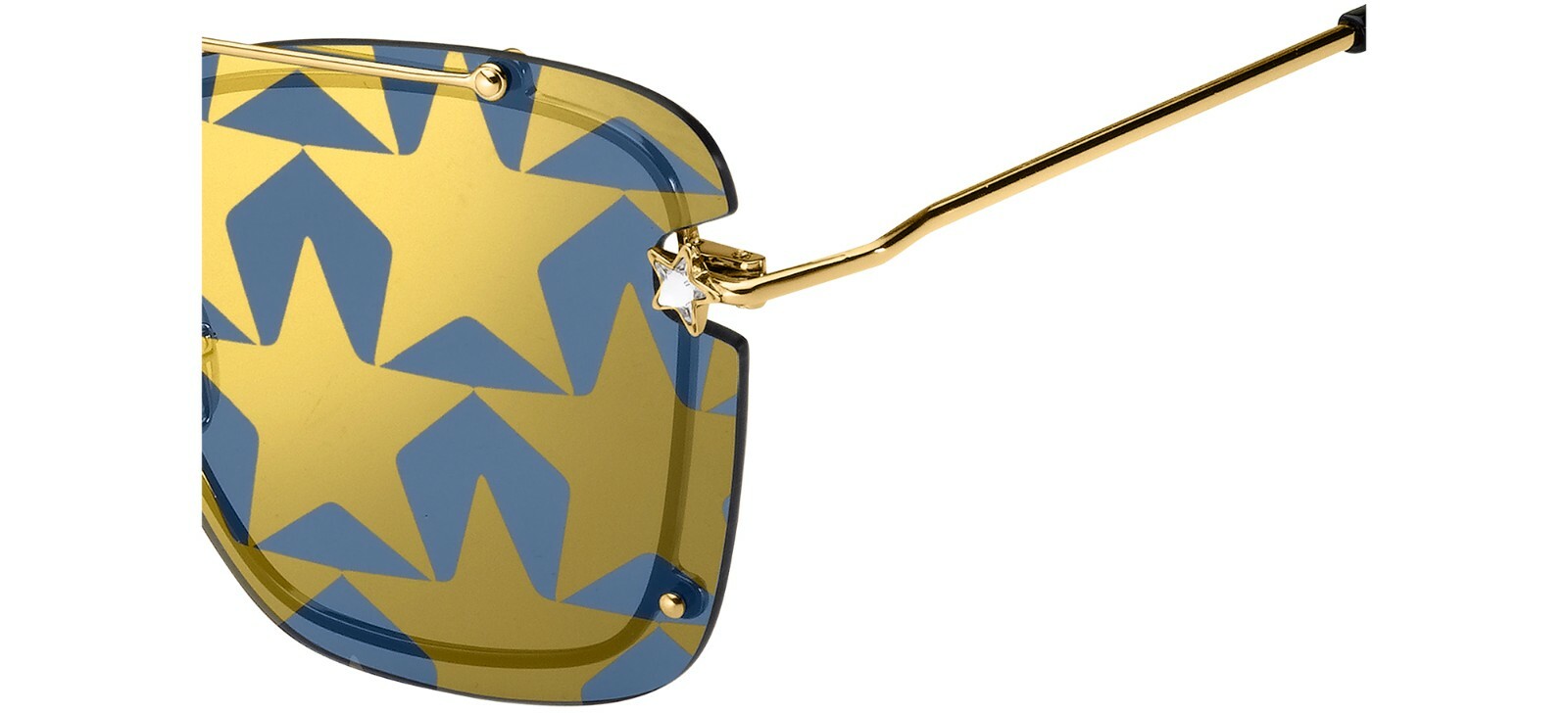 JIMMY CHOO AMBRA/S 0J5G 8N Gold / Multicolor Lens Sunglasses New 62mm