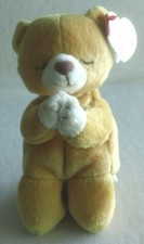TY Originale Beanie Baby 7" SPERANZA Orso che prega - Etichetta olografica - Pellet PE - Nessun danno