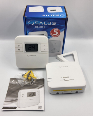 SALUS RT310RF WIRELESS NON PROGRAMMABLE 868MHz THERMOSTAT. | eBay