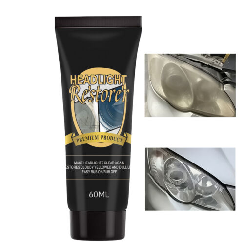 Car Headlight Restoration Polish Light Repair Cleaner Cream Repair Maintenance