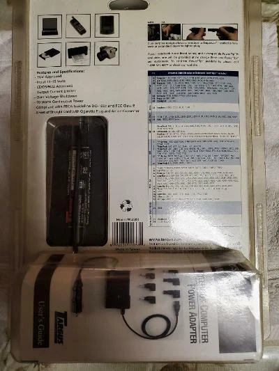  Adaptador de aire automático universal Targus PA380U NUEVO EN CAJA Sony Dell HP Toshiba Fujitsu Foto 2 de 2