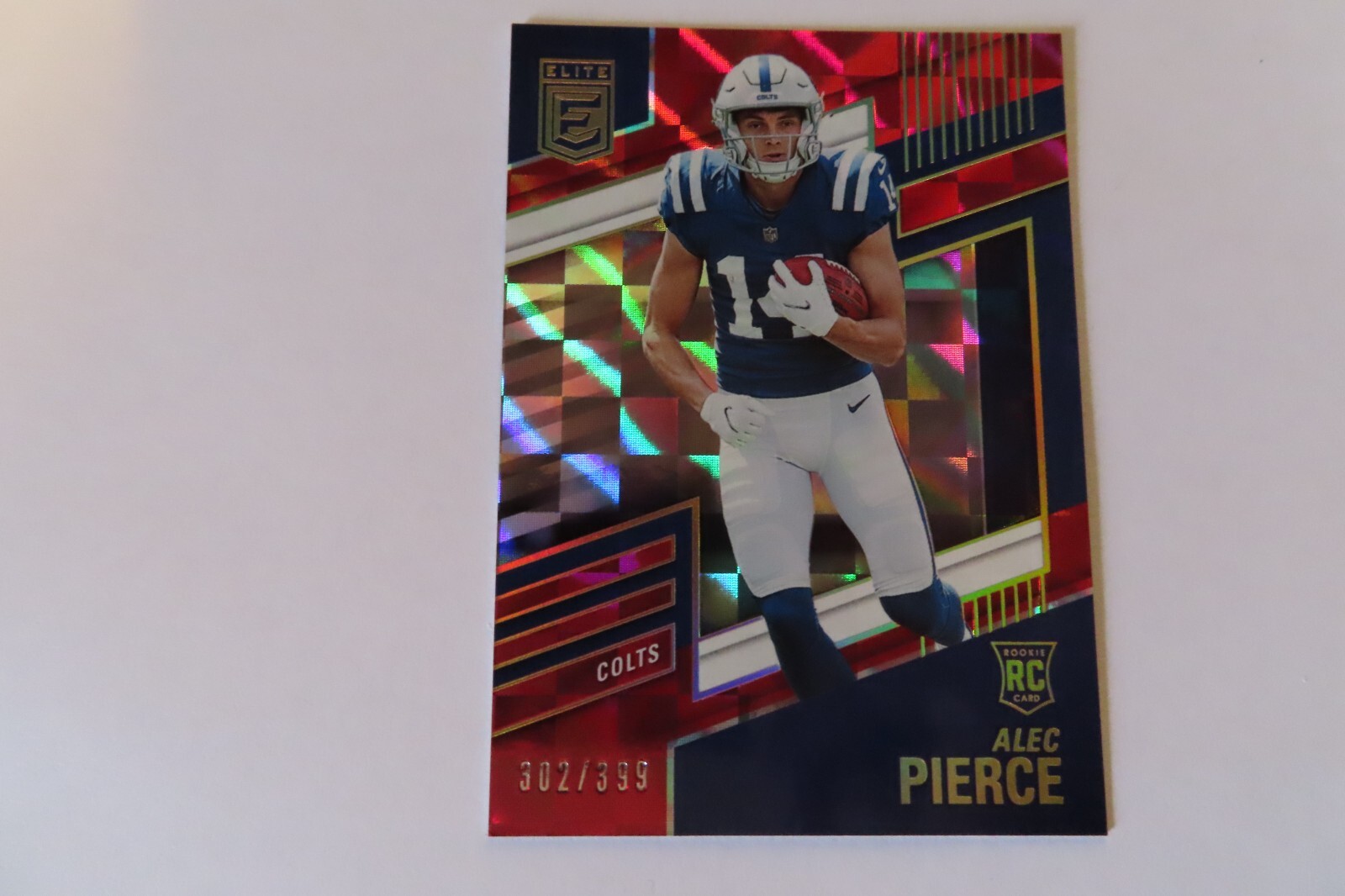 2022 Panini Donruss Elite Rookies Red /399 Alec Pierce #155 Rookie RC