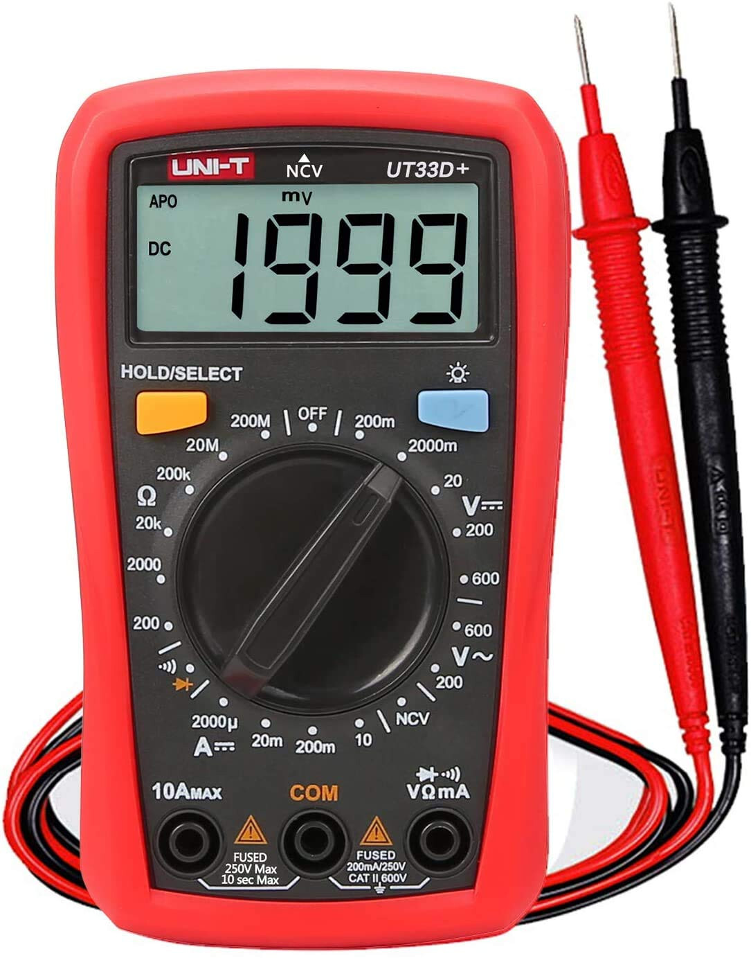 Multimeter Ebay UNI-T UT33D+ Palm-sized Digital Multimeter with NCV & 2m drop-tested ...