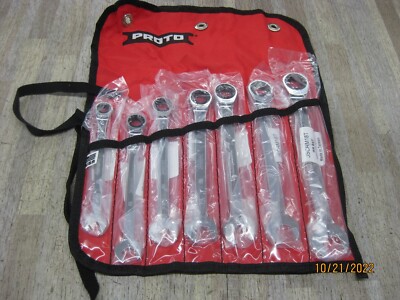 PROTO 7 PIECES  Ratcheting Wrench,Metric,JSCRM10T TO SJCRM18T NEW SEALED