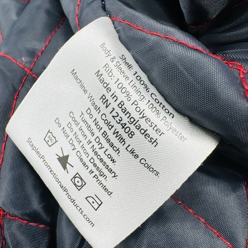 Snap-On Duck Canvas amerikanische Flagge grau durchgehender Reißverschluss Arbeitskleidung Jacke Herren XXL - Bild 9 von 10