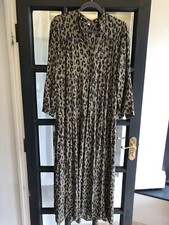 animal print maxi dress size 12