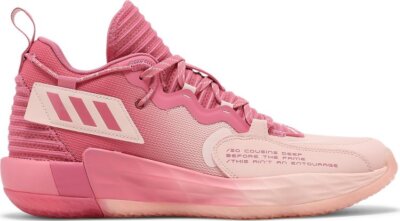 NEW Adidas Dame 7 EXTPLY D.O.L.L.A. Pink basketball shoes Damian