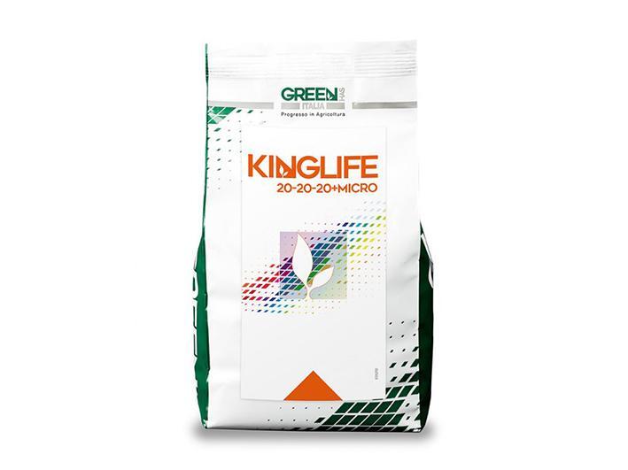 Kinglife 20-20-20, NPK 20-20-20 + microelementi (25 Kg), concime idrosolubile pe