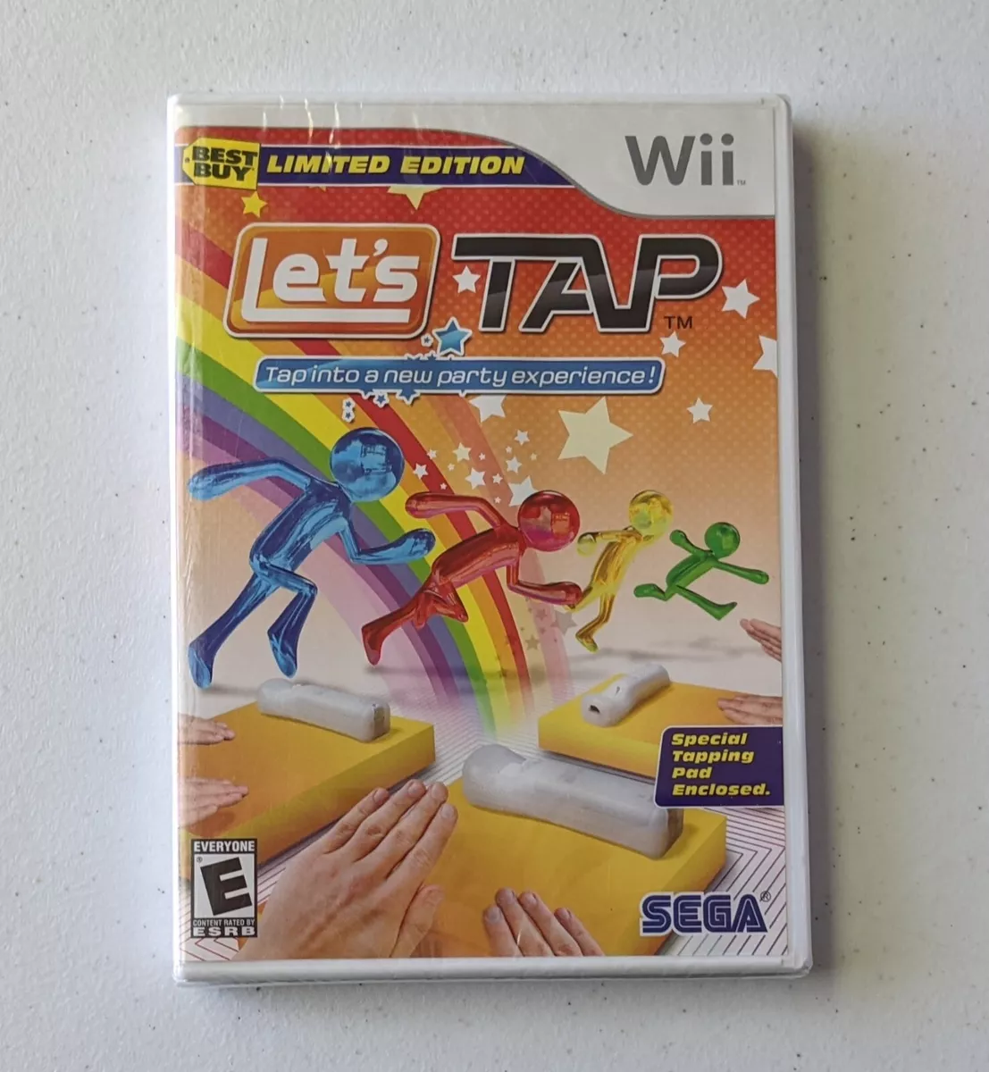 new Let's Tap Best Buy Limited Edition Nintendo Wii FACTORY SEALED SEGA  *RARE* 10086650341