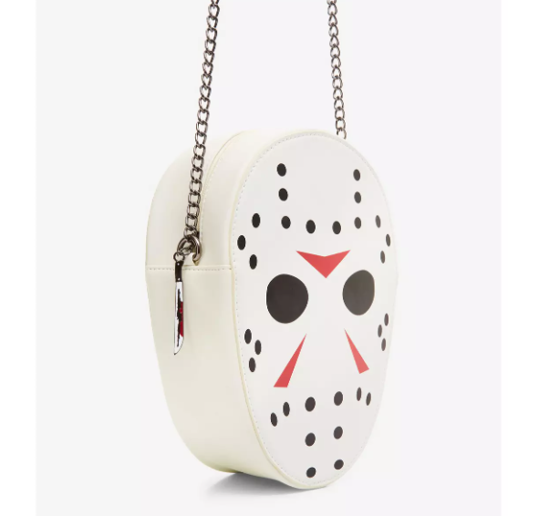 Friday The 13th Jason Mask Crossbody Bag Glow-In-The-Dark Friday The 13th Jason Mask Crossbody Bag Glow-In-The-Dark