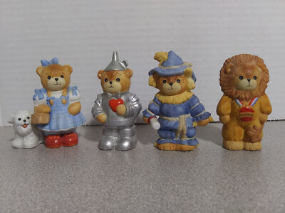 Lucy & Me Wizard of Oz Dorothy Tin Man Scarecrow Lion Set of 4 Lucy Rigg Enesco