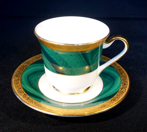 Sosume Emperor Green Cup And Saucer