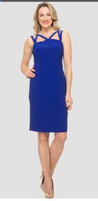 NEW* Joseph Ribkoff Cobalt Blue Stretch Sheath Dress Size 6 Canada *NWT | eBay NEW* Joseph Ribkoff Cobalt Blue Stretch Sheath Dress Size 6 Canada *NWT | eBay