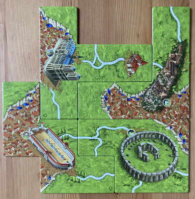 Carcassonne - Wunder der Menschheit I | Set 1 | Mini Erweiterung | Neu | Englisch