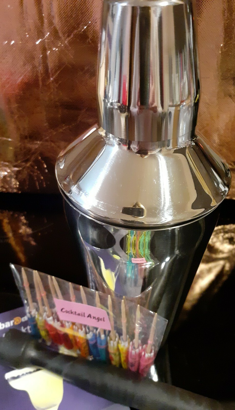 COCKTAIL SHAKER SET Stainless Steel 28oz Shaker, muddler, book with accessories eBay