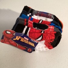 Spiderman Boys Size 18-24 Months 6 Pack of Socks