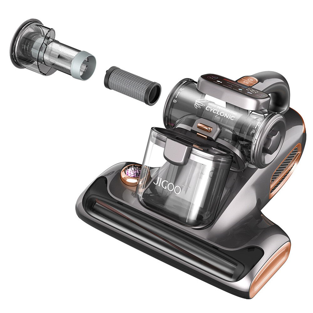 JIGOO T600 700W 15KPa Anti-Mite Vacuum Cleaner UV LED Display Aroma Diffusion
