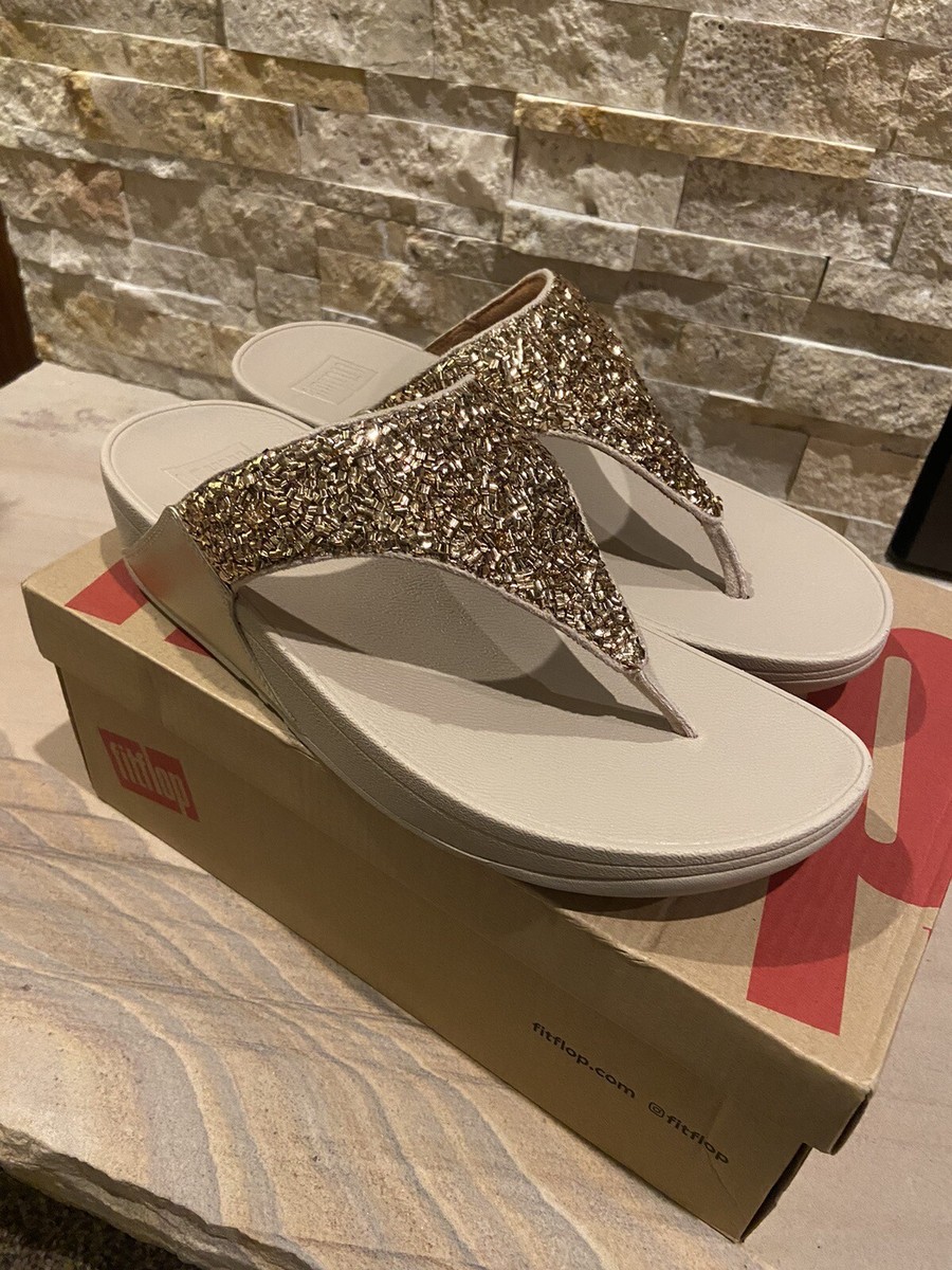 FitFlop Lulu Shimmer Toe-Post - Trenton