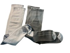 Compression Socks - Celersport Brand- 2 Pair -Tall- 1 Pair White - 1 Pair Grey