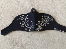 SEIRUS BREAZIE Extreme Masque Black Decorated Cold Weather XL Face Mask