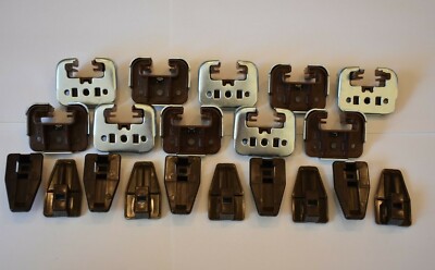 10x Kenlin Rite-Trak I Drawer Guide Glide Stop & Metal w/ Screws -  Authentic
